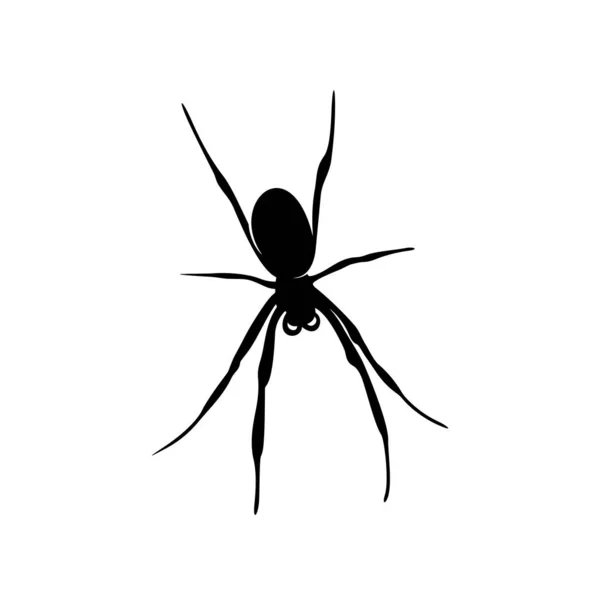 Spindlar vektor design logotyp. Spindlar Illustration med olika former och olika rörelser — Stock vektor