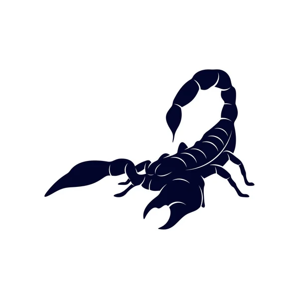 Scorpion Logo Vector, διανυσματική εικόνα για το τατουάζ, σύμβολο ή λογότυπο, πρότυπο εικονογράφησης — Διανυσματικό Αρχείο