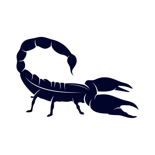 Scorpion Logo vecteur, image vectorielle pour le tatouage, symbole ou logo, Modèle d'illustration — Image vectorielle