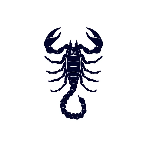 Scorpion Logo Vector, zdjęcie wektorowe tatuażu, symbol lub logo, Szablon ilustracji — Wektor stockowy