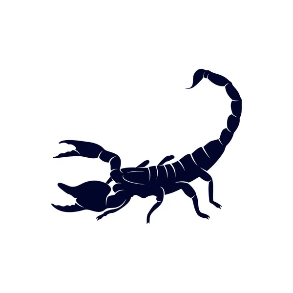 Scorpion Logo Vector, διανυσματική εικόνα για το τατουάζ, σύμβολο ή λογότυπο, πρότυπο εικονογράφησης — Διανυσματικό Αρχείο