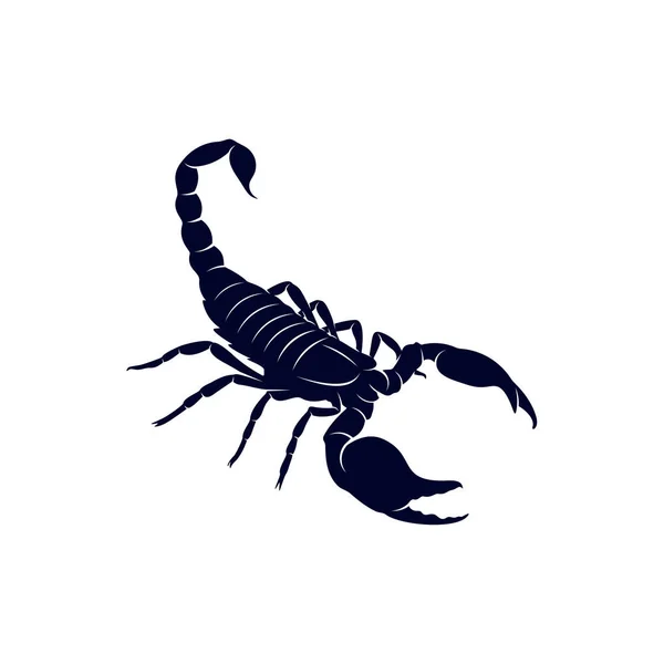 Scorpion Logo Vector, vector image for the tattoo, symbol or logo, Illustration Template — 스톡 벡터