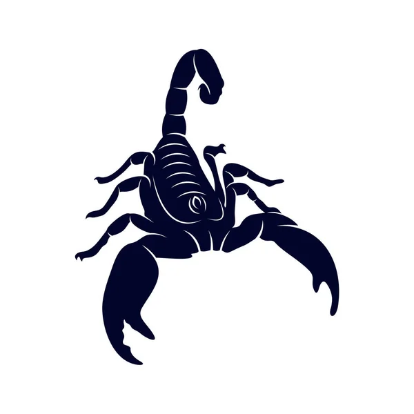 Scorpion Logo Vector, imagem vetorial para a tatuagem, símbolo ou logotipo, Modelo de ilustração — Vetor de Stock