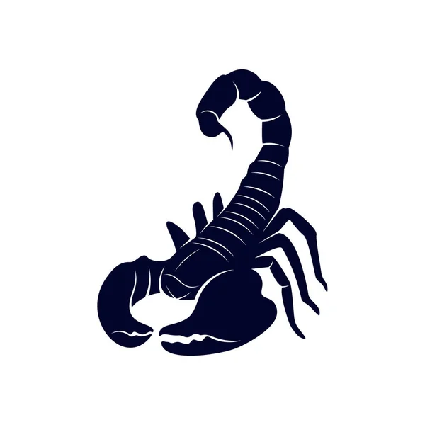 Scorpion Logo Vector, imagem vetorial para a tatuagem, símbolo ou logotipo, Modelo de ilustração — Vetor de Stock