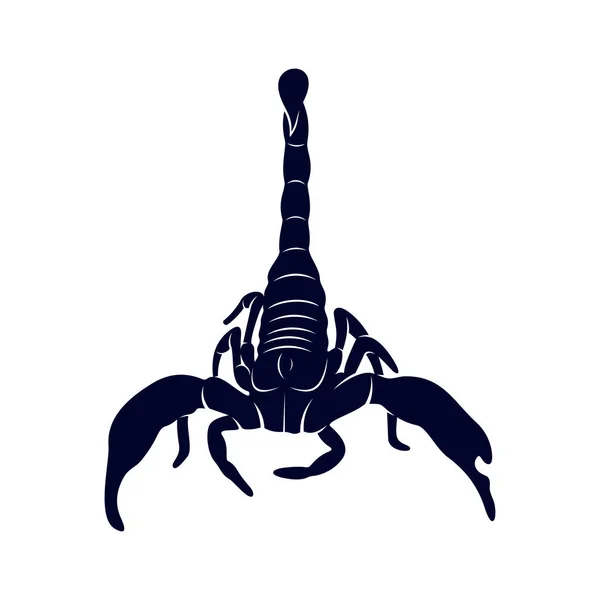 Scorpion Logo Vector, διανυσματική εικόνα για το τατουάζ, σύμβολο ή λογότυπο, πρότυπο εικονογράφησης — Διανυσματικό Αρχείο