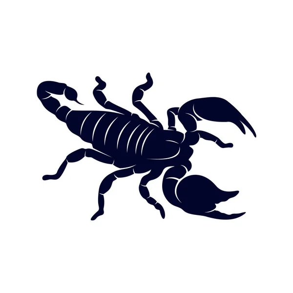 Scorpion Logo Vector, imagem vetorial para a tatuagem, símbolo ou logotipo, Modelo de ilustração — Vetor de Stock