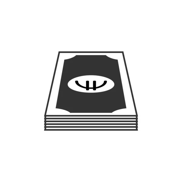 Dinheiro Logo Design Concept Vector. Modelo de Ilustração. Símbolo do ícone —  Vetores de Stock