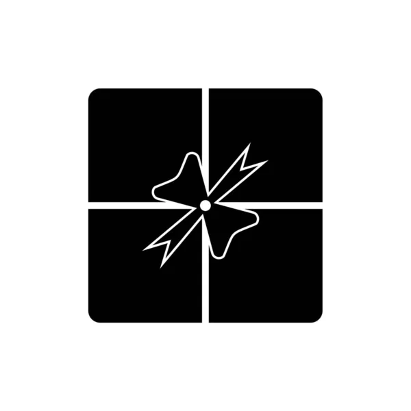 Dárkové logo Symbol šablony Design vektor, znak, Dárkové shop Design koncepce, Kreativní symbol, Ikona — Stockový vektor