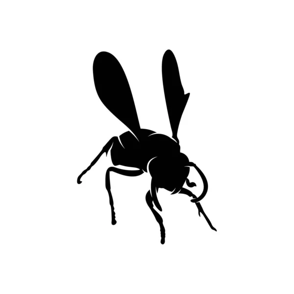 Вектор дизайну логотипу бджіл. Символ піктограми. Шаблонна ілюстрація — стоковий вектор