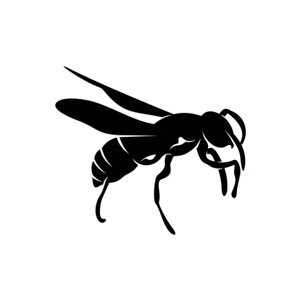 Návrhový vektor loga včel. Symbol ikony. Ilustrace šablony — Stockový vektor