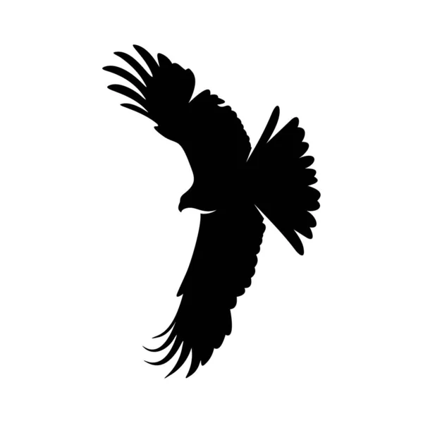 Adelaar logo ontwerp vector. Eagle logo template illustratie — Stockvector