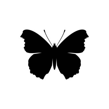 Kelebek logosu tasarım vektörü. Kelebek logosu çizimi