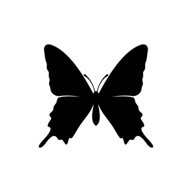 Kelebek logosu tasarım vektörü. Kelebek logosu çizimi