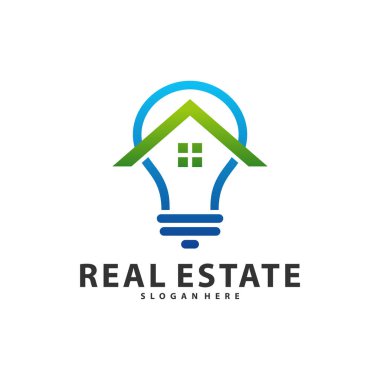 Yaratıcı Ampul Şehri Logo Sembol Şablonu Tasarım Vektörü, Amblem, Tasarım Kavramı, Yaratıcı Sembol, Simge Simgesi, Simge