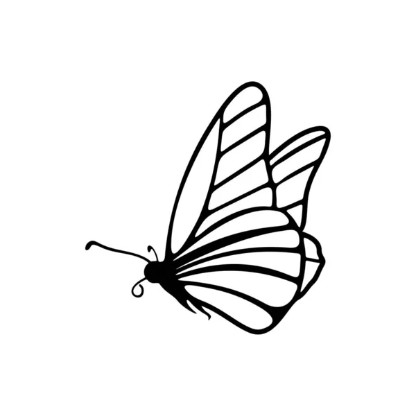 Návrhový vektor loga motýla. Šablona loga motýla — Stockový vektor