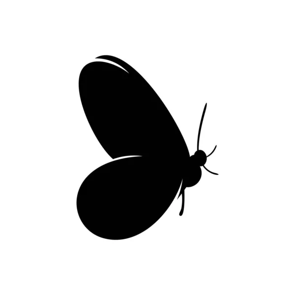 Vector de diseño de logotipo de mariposa. Plantilla de logotipo de mariposa ilustración — Vector de stock