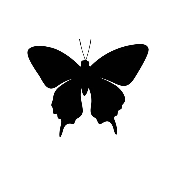 Vector de diseño de logotipo de mariposa. Plantilla de logotipo de mariposa ilustración — Vector de stock