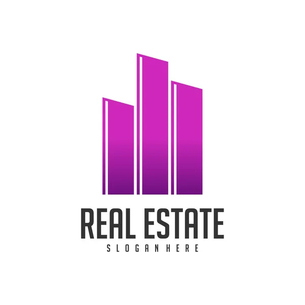 Building Idea logo template, Modern City logo designs concept, Real Estate logo Vector Illustration