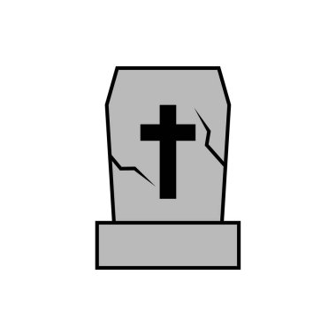 Cadılar Bayramı Tasarım Simgesi Vektörü izole edildi. Şablon İllüstrasyonu