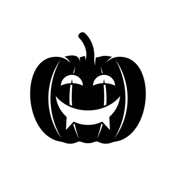 Citrouille pour Halloween Design vecteur isolé. Illustration de modèle d'Halloween heureux — Image vectorielle