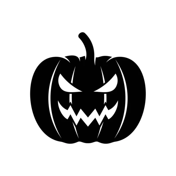 Citrouille pour Halloween Design vecteur isolé. Illustration de modèle d'Halloween heureux — Image vectorielle