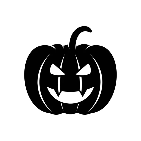 Citrouille pour Halloween Design vecteur isolé. Illustration de modèle d'Halloween heureux — Image vectorielle