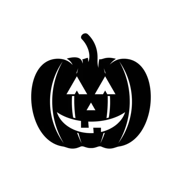 Citrouille pour Halloween Design vecteur isolé. Illustration de modèle d'Halloween heureux — Image vectorielle