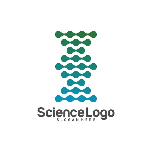 DNA Logo Design Concept Vector. Plantilla de logotipo de ADN creativo. Símbolo de icono — Archivo Imágenes Vectoriales