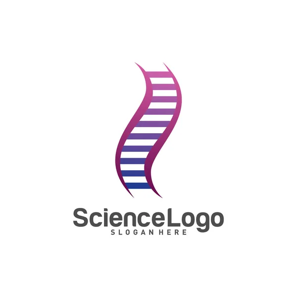 DNA Logo Design Concept Vector. Plantilla de logotipo de ADN creativo. Símbolo de icono — Archivo Imágenes Vectoriales