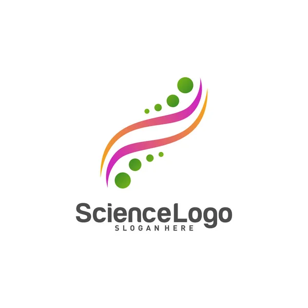 DNA Logo Design Concept Vector. Plantilla de logotipo de ADN creativo. Símbolo de icono — Archivo Imágenes Vectoriales