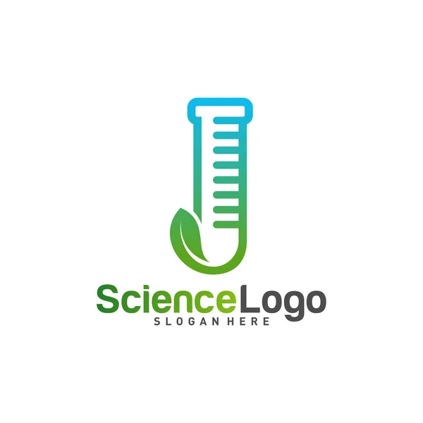 Nature Lab Logo Design Concept vektor. Creative Lab leveles logó sablonnal. Ikon szimbólum — Stock Vector