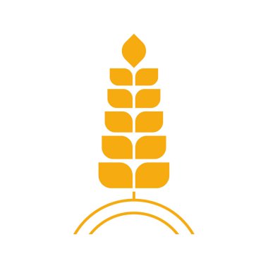 Tarım Buğday logo şablonu vektörü, Lüks Buğday Logosu Kavramı, Simge Sembolü