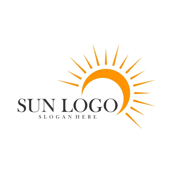 Sun logo design vector template, Icon symbol, Illustration Stock Vector ...