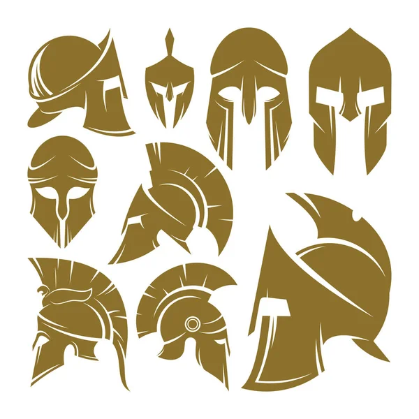 Sparta Logo Tasarım Vektör Şablonu, Spartan Miğfer Logosu Konsepti, Amblem, Konsept Tasarım, Yaratıcı Sembol, Simge, Simge