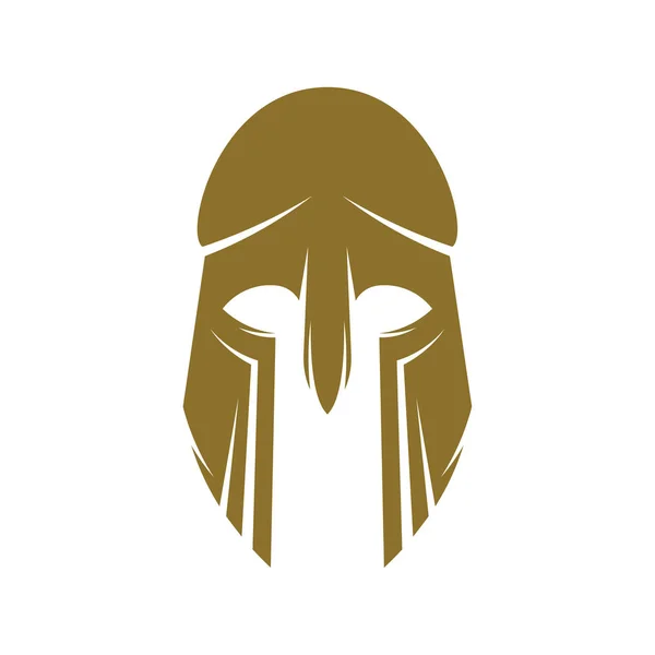 Modèle vectoriel de conception de logo Spartan, concept de logo de casque Spartan, emblème, conception de concept, symbole créatif, icône — Image vectorielle