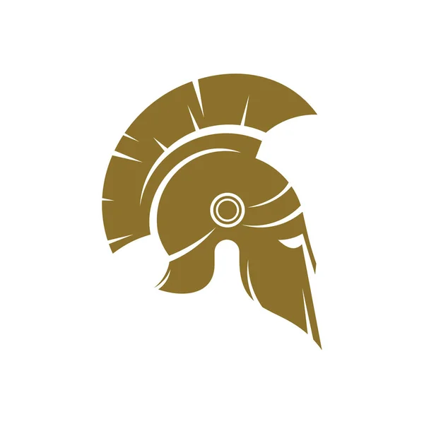 Spartan Logo Design Vector Template, Spartan Helmet Logo Concept, Emblema, Concept Design, Símbolo creativo, Icono — Vector de stock