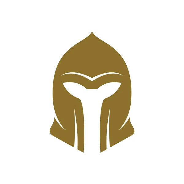Spartan Logo Design Vector Template, Spartan Helmet Logo Concept, Emblema, Concept Design, Símbolo creativo, Icono — Vector de stock