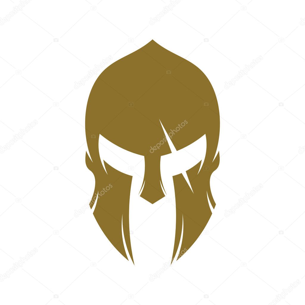 Spartan Logo Design Vector Template, Spartan Helmet Logo Concept, Emblem, Concept Design, Creative Symbol, Icon