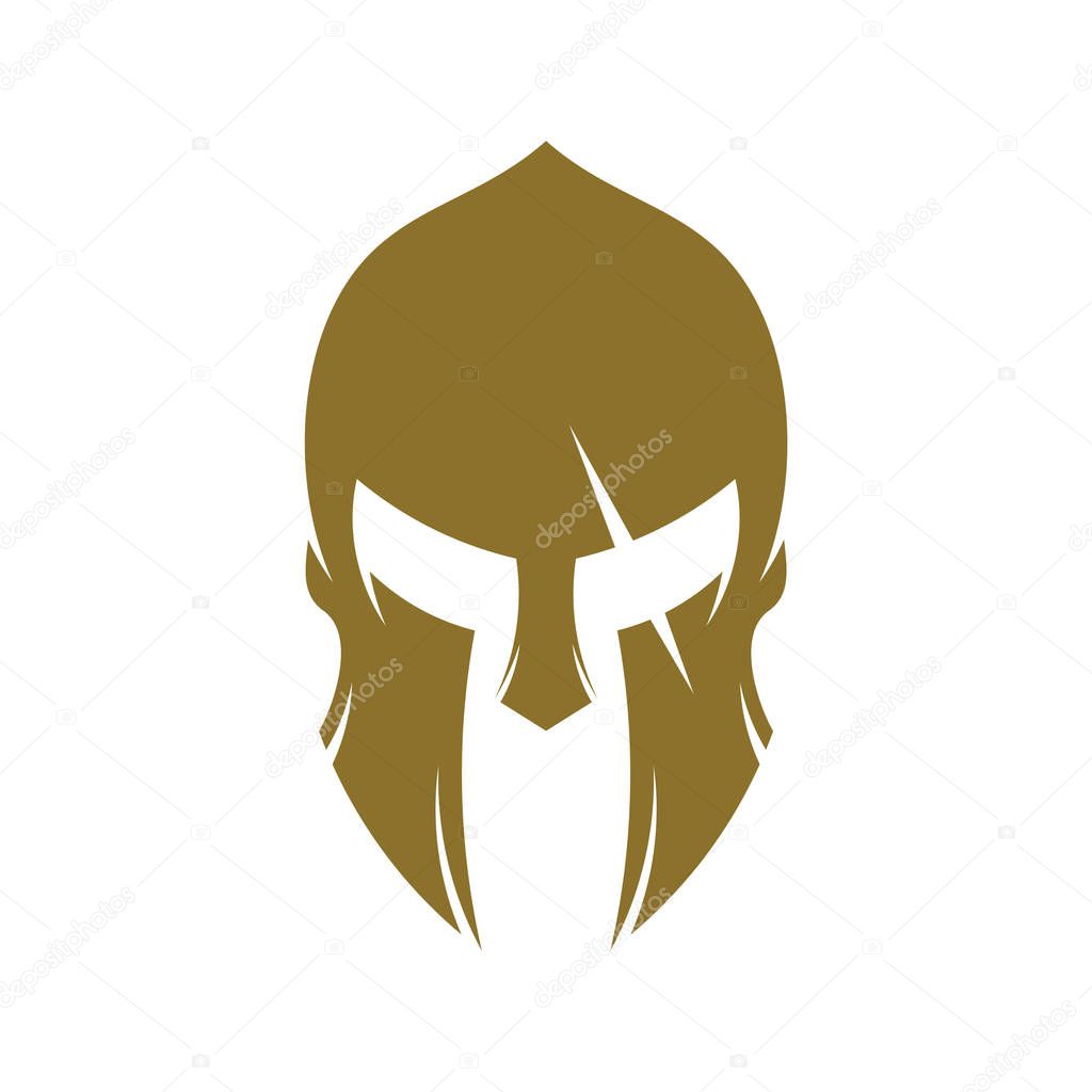 Spartan Logo Design Vector Template, Spartan Helmet Logo Concept, Emblem, Concept Design, Creative Symbol, Icon