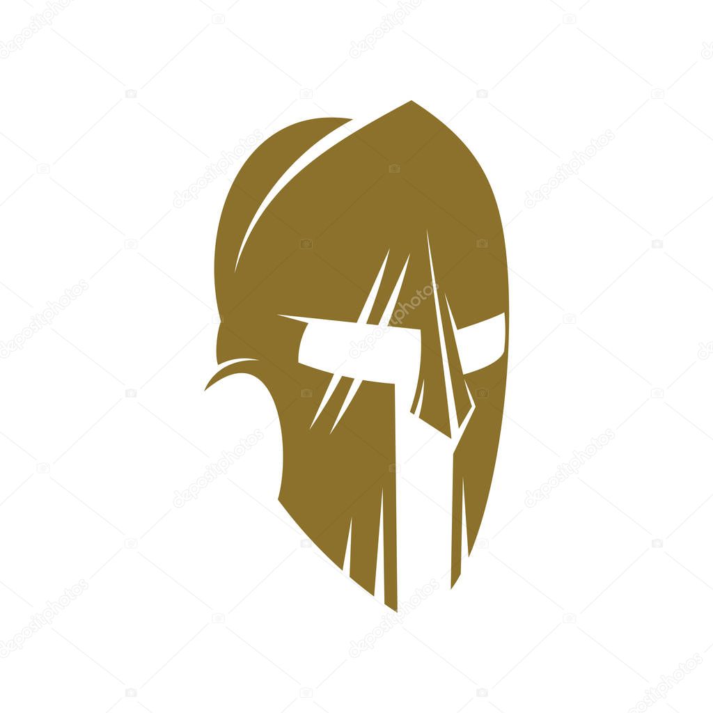 Spartan Logo Design Vector Template, Spartan Helmet Logo Concept, Emblem, Concept Design, Creative Symbol, Icon