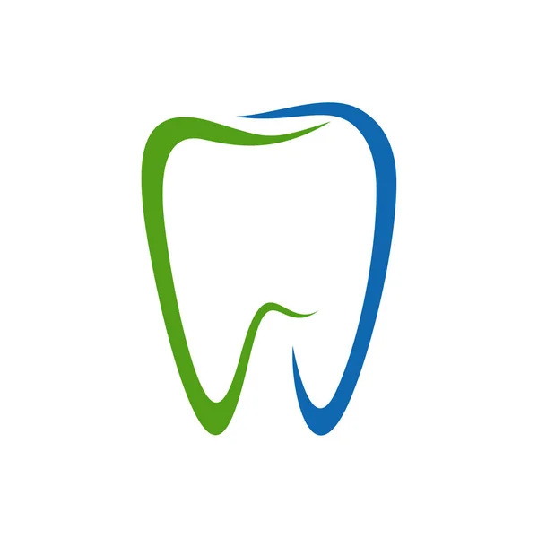 Стоматологический шаблон. Креативный стоматолог. Векторный логотип стоматологической клиники . — стоковый вектор
