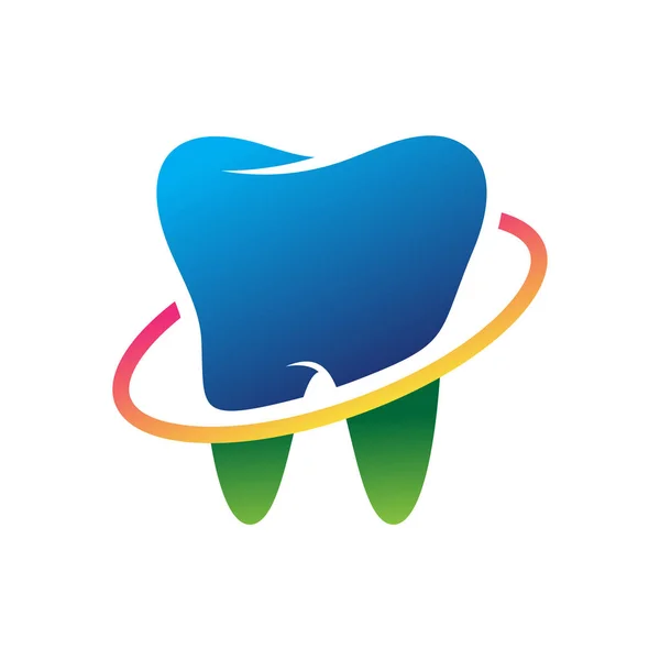 Modelo de design de logotipo dental. Conceito de Logo Dentista Criativo. Clínica Dental Creative Company Vector Logo . —  Vetores de Stock