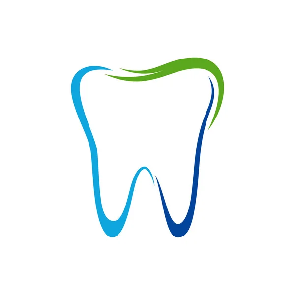 Szablon do projektowania logo dentystycznego. Kreatywna koncepcja logo dentysty. Klinika stomatologiczna Creative Company Vector Logo. — Wektor stockowy
