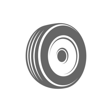 Lastik logo vektör resimleme şablonu