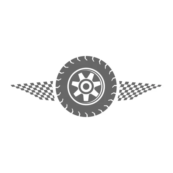 Reifen Logo Vektor Symbol Illustration Design Vorlage — Stockvektor