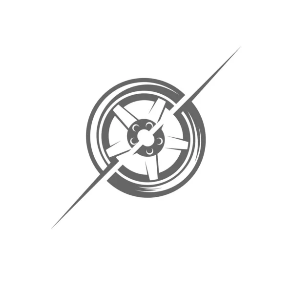Reifen Logo Vektor Symbol Illustration Design Vorlage — Stockvektor