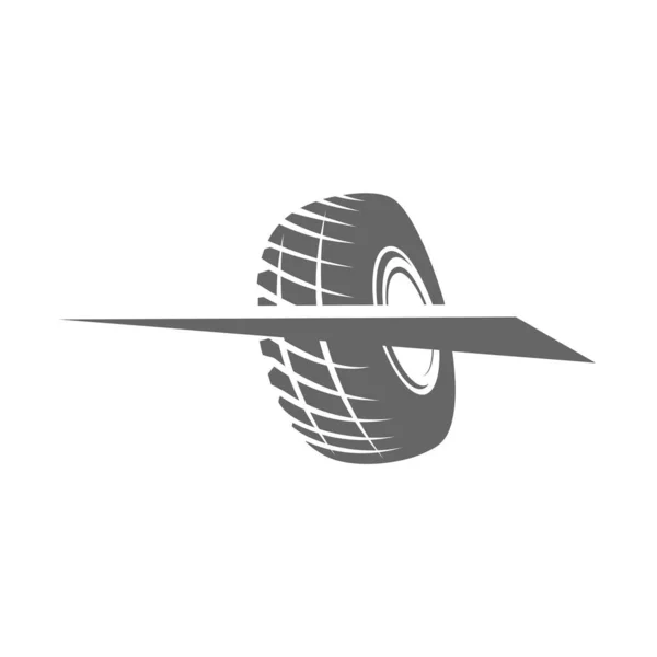 Modello di disegno illustrazione icona vettoriale logo pneumatico — Vettoriale Stock