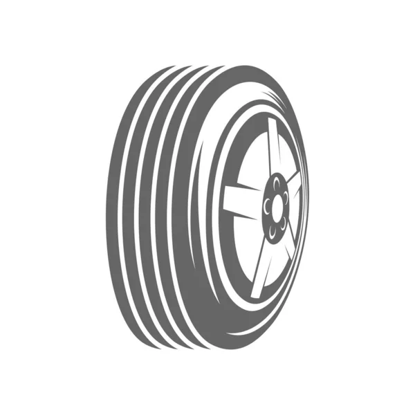 Tire logo vector icon illustration design template — 스톡 벡터