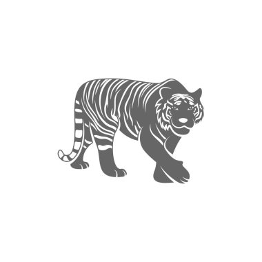 Kaplan Logosu Tasarım Vektörü. Kaplan logo Şablonu