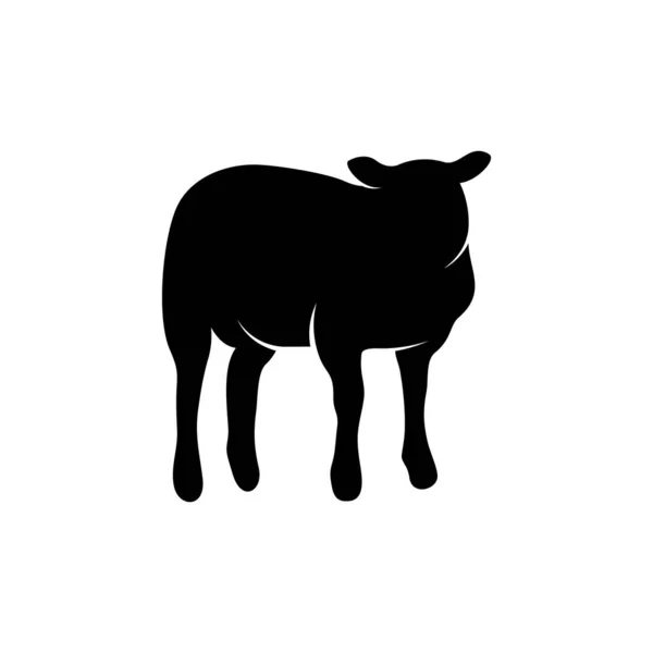 Goat Logo Design Vector. Modelo do logótipo da cabra — Vetor de Stock